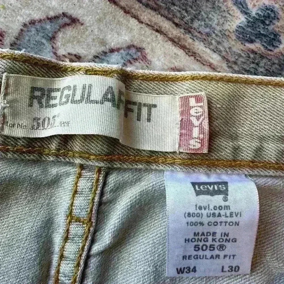 Cut off Levi unisex jeans jorts - Picture 2 of 3